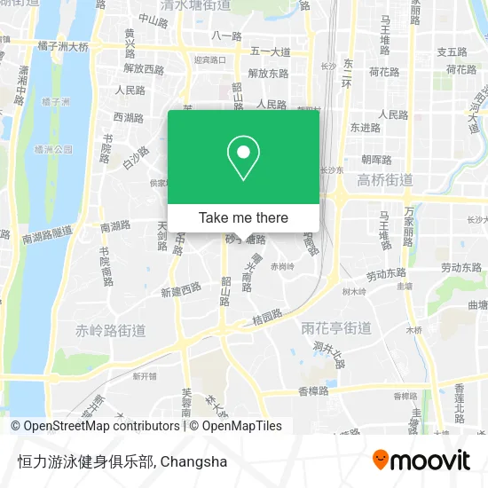 恒力游泳健身俱乐部 map