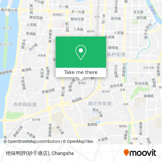 绝味鸭脖(砂子塘店) map