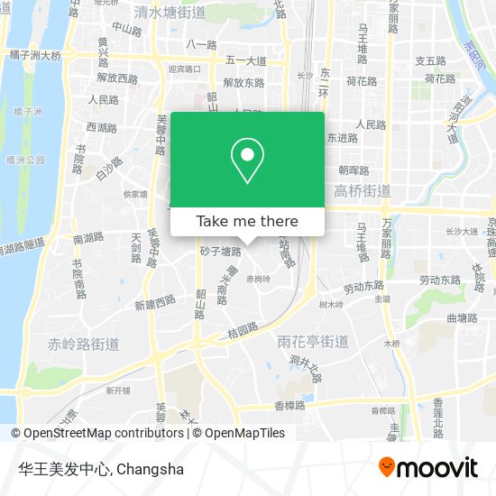 华王美发中心 map