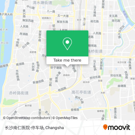 长沙南仁医院-停车场 map