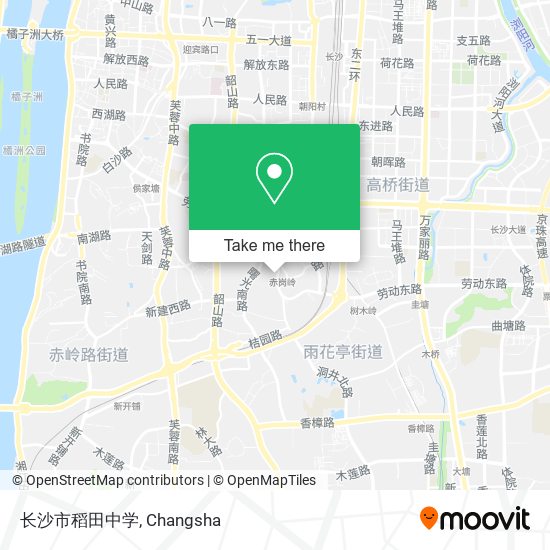 长沙市稻田中学 map