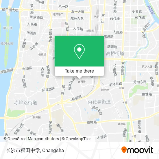 长沙市稻田中学 map