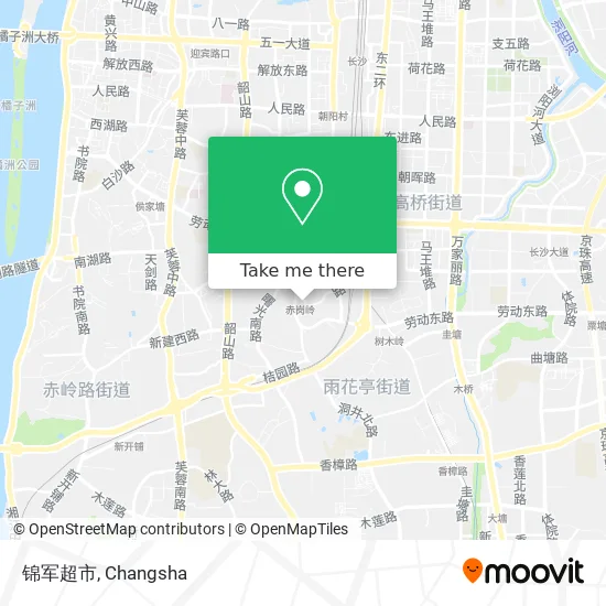 锦军超市 map
