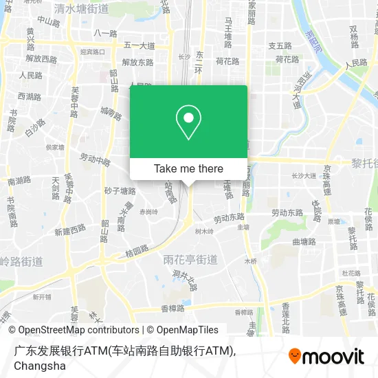 广东发展银行ATM(车站南路自助银行ATM) map