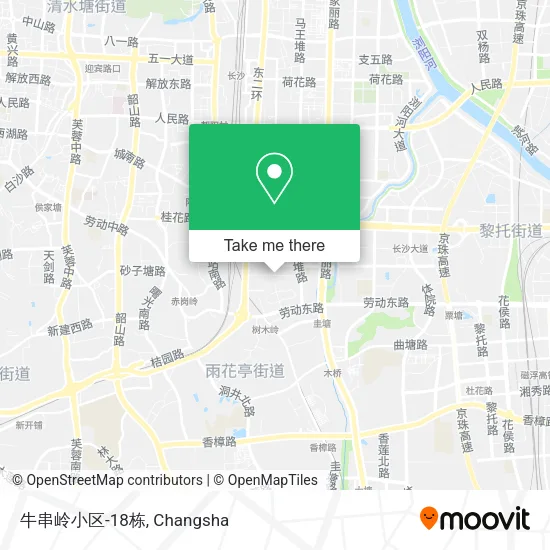 牛串岭小区-18栋 map