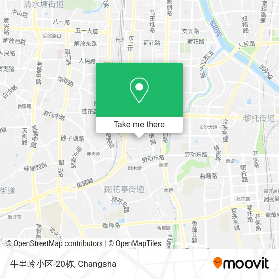 牛串岭小区-20栋 map