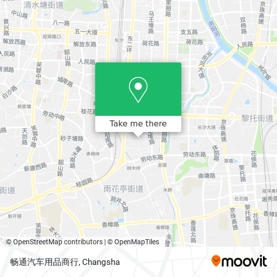 畅通汽车用品商行 map