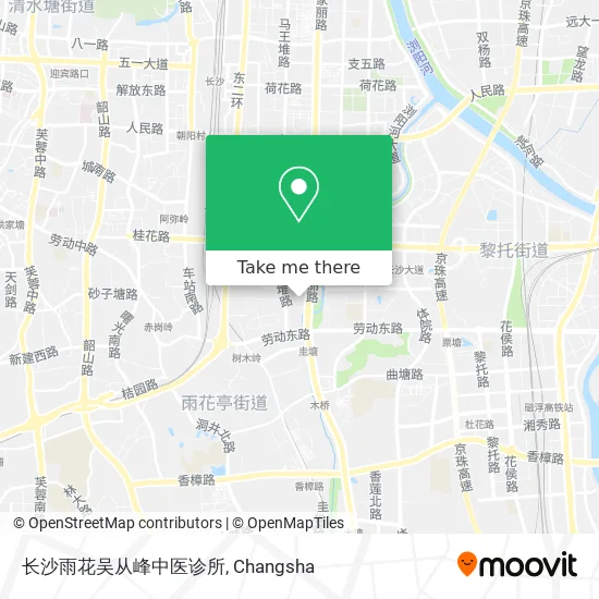 长沙雨花吴从峰中医诊所 map