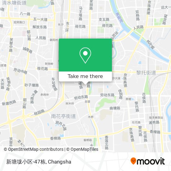 新塘垅小区-47栋 map