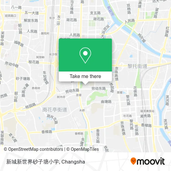 新城新世界砂子塘小学 map
