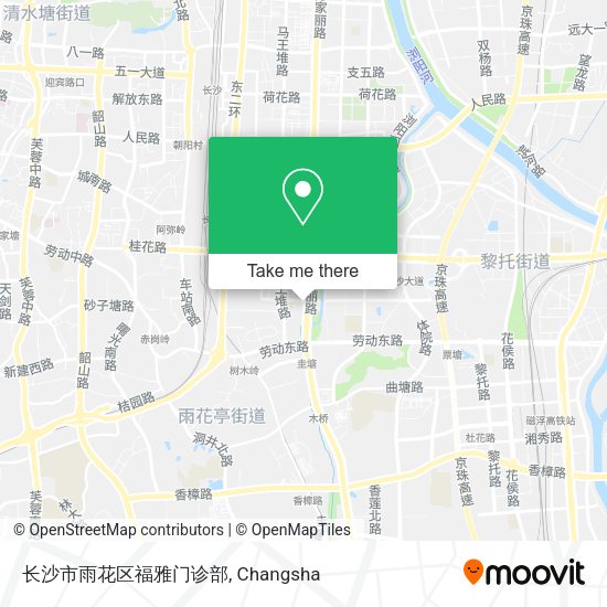 长沙市雨花区福雅门诊部 map