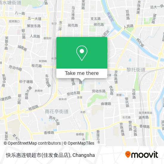 快乐惠连锁超市(佳发食品店) map