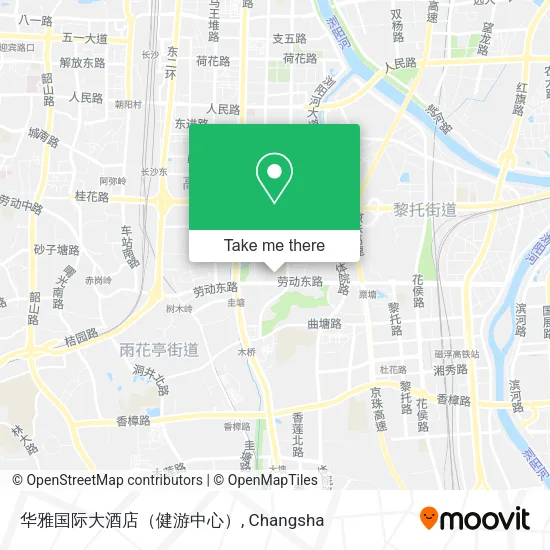 华雅国际大酒店（健游中心） map