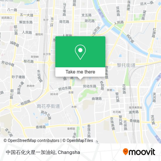 中国石化火星一加油站 map