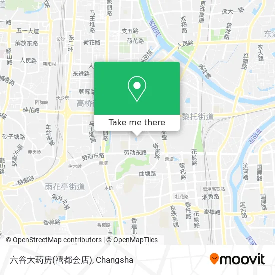 六谷大药房(禧都会店) map
