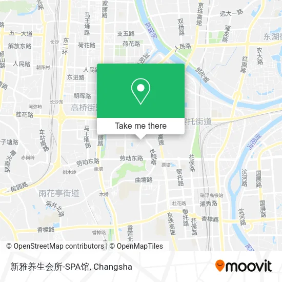 新雅养生会所-SPA馆 map