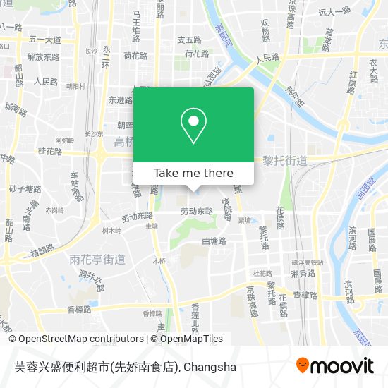 芙蓉兴盛便利超市(先娇南食店) map