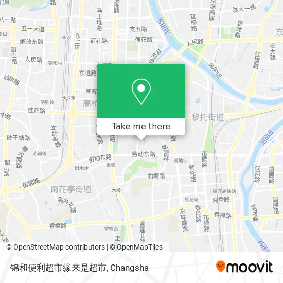锦和便利超市缘来是超市 map