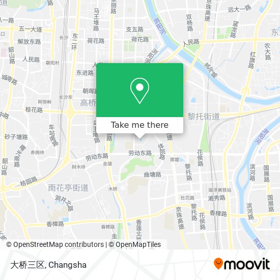 大桥三区 map