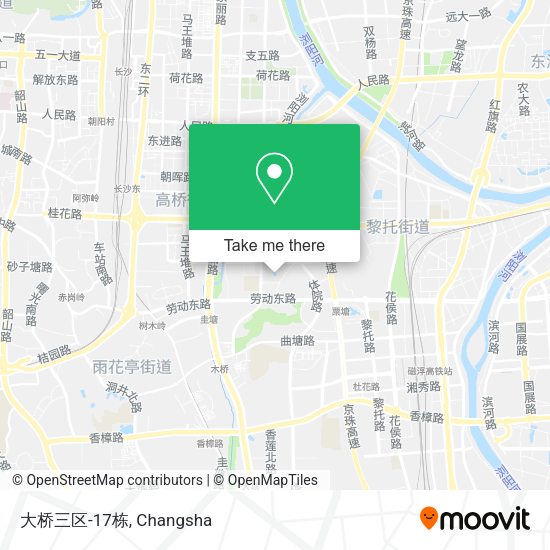 大桥三区-17栋 map
