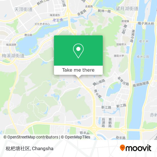 枇杷塘社区 map