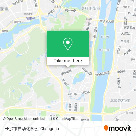 长沙市自动化学会 map