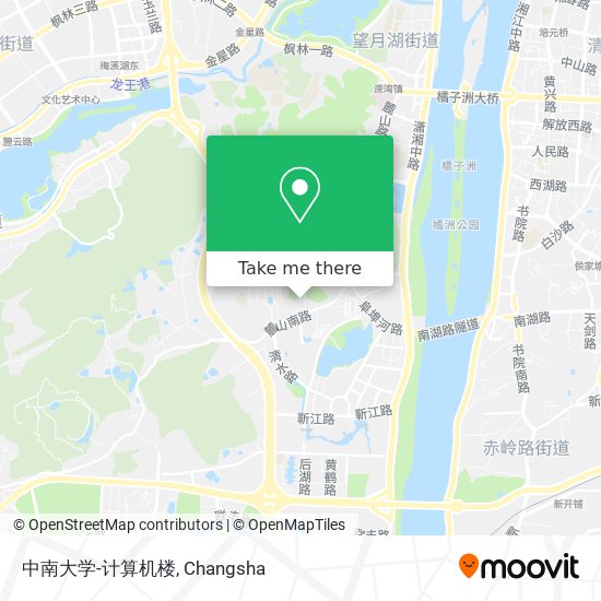 中南大学-计算机楼 map
