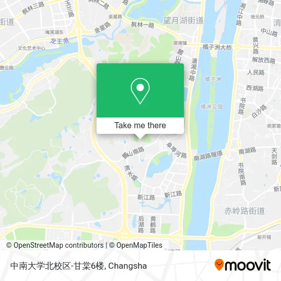 中南大学北校区-甘棠6楼 map
