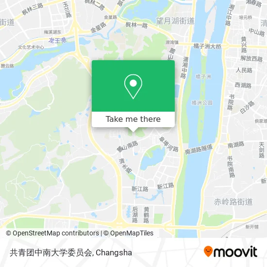 共青团中南大学委员会 map