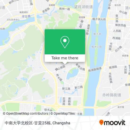 中南大学北校区-甘棠25栋 map