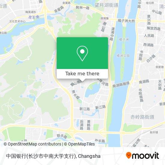 中国银行(长沙市中南大学支行) map