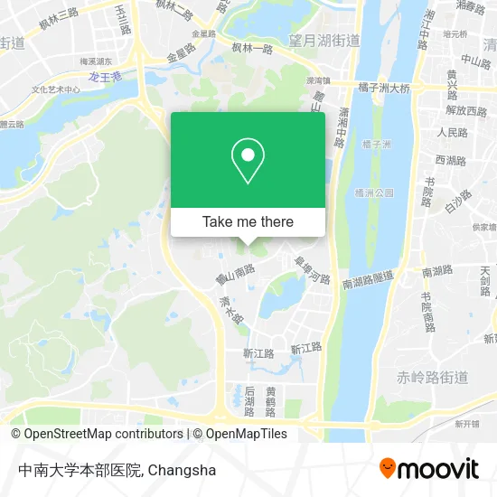 中南大学本部医院 map