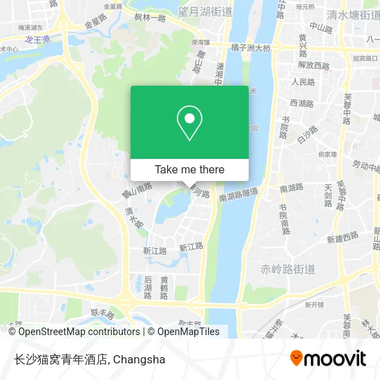 长沙猫窝青年酒店 map