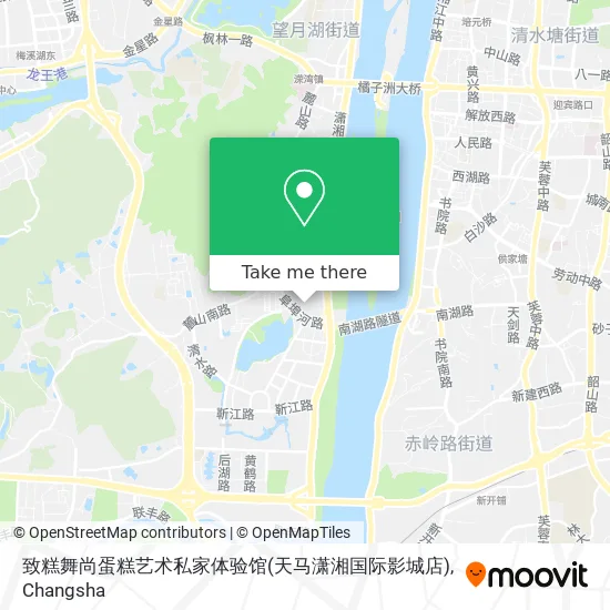 致糕舞尚蛋糕艺术私家体验馆(天马潇湘国际影城店) map