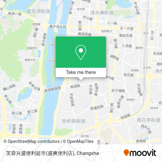 芙蓉兴盛便利超市(盛爽便利店) map