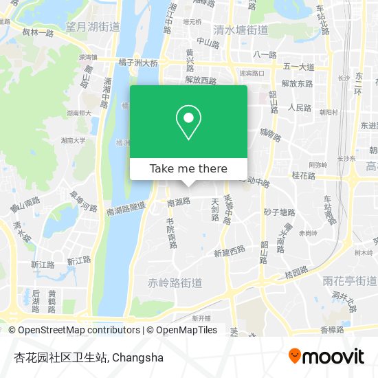 杏花园社区卫生站 map