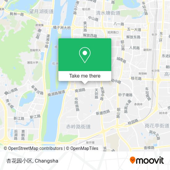 杏花园小区 map
