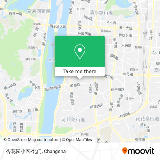 杏花园小区-北门 map