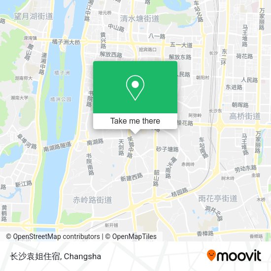 长沙袁姐住宿 map