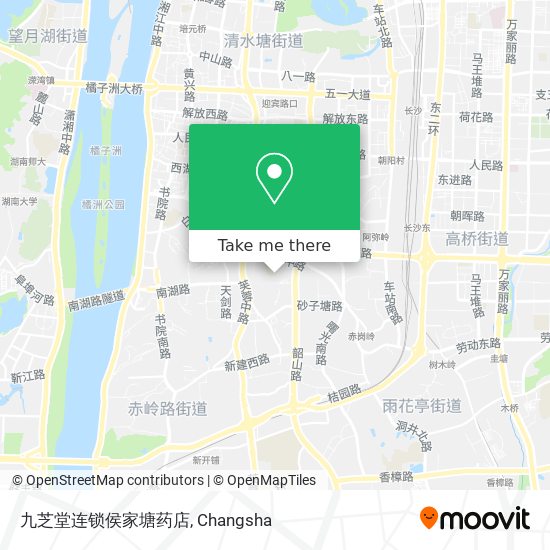 九芝堂连锁侯家塘药店 map