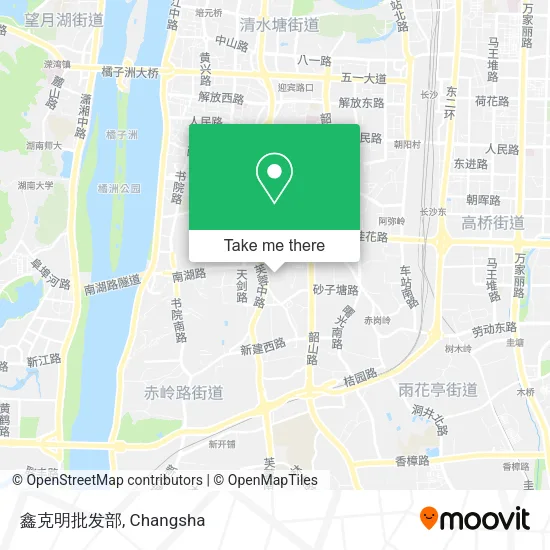 鑫克明批发部 map