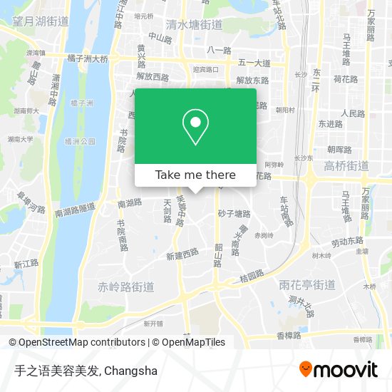 手之语美容美发 map