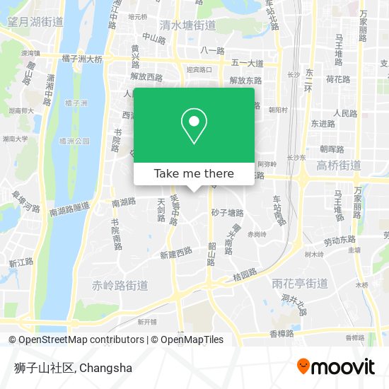 狮子山社区 map