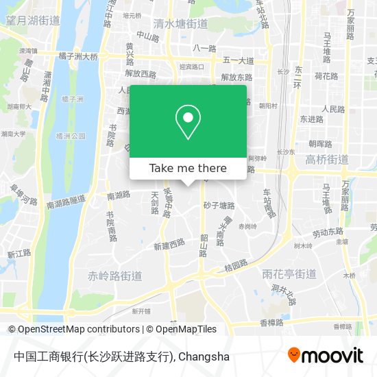 中国工商银行(长沙跃进路支行) map