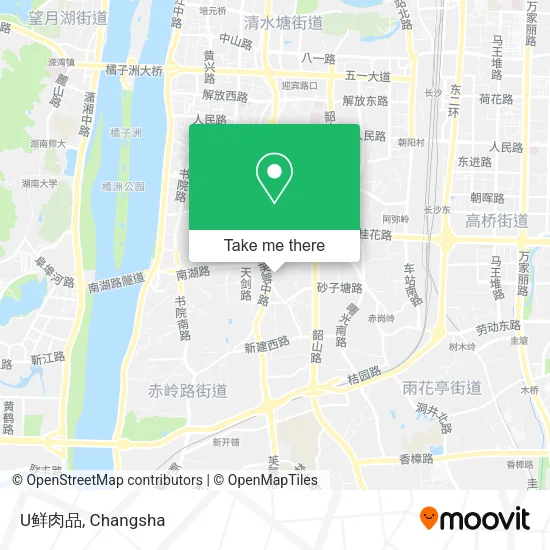 U鲜肉品 map
