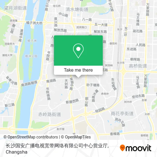 长沙国安广播电视宽带网络有限公司中心营业厅 map
