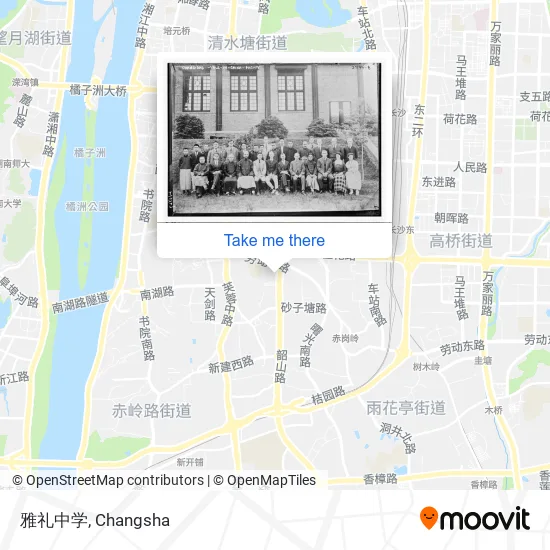雅礼中学 map