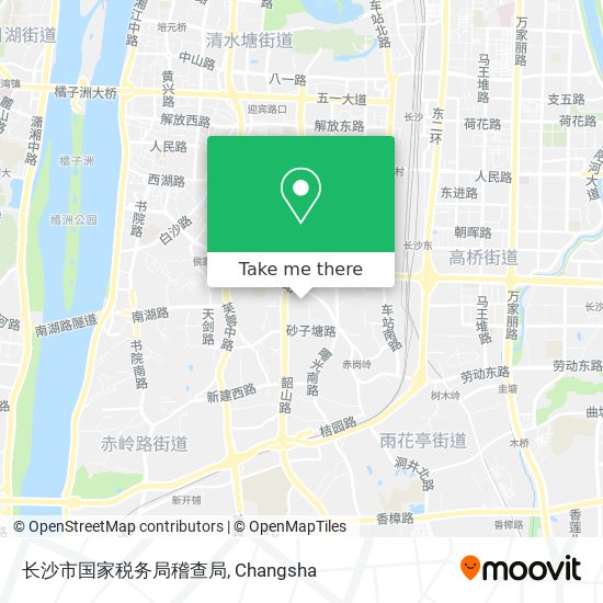 长沙市国家税务局稽查局 map