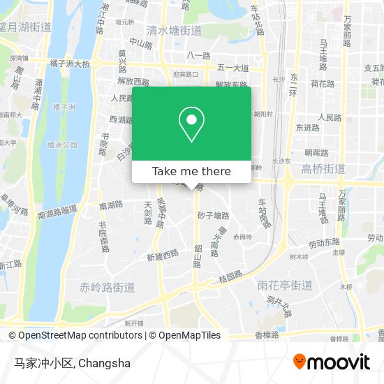 马家冲小区 map