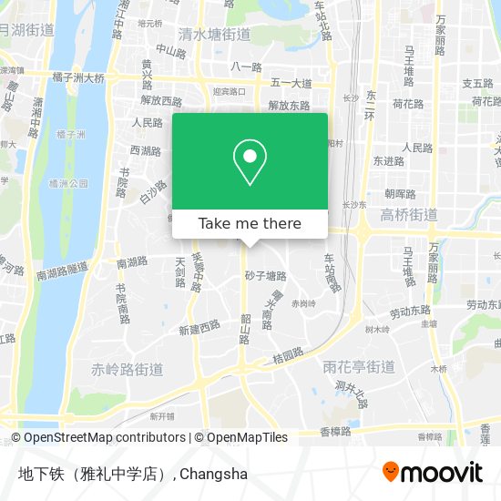 地下铁（雅礼中学店） map